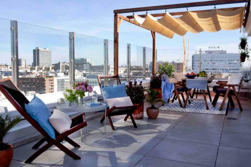 Wishome - Atico Con Espectacular Terraza En Bernabeu Madrid Eksteriør bilde