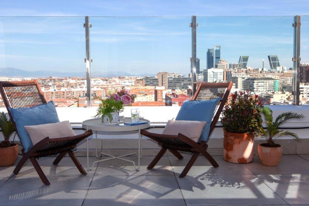 Wishome - Atico Con Espectacular Terraza En Bernabeu Madrid Eksteriør bilde