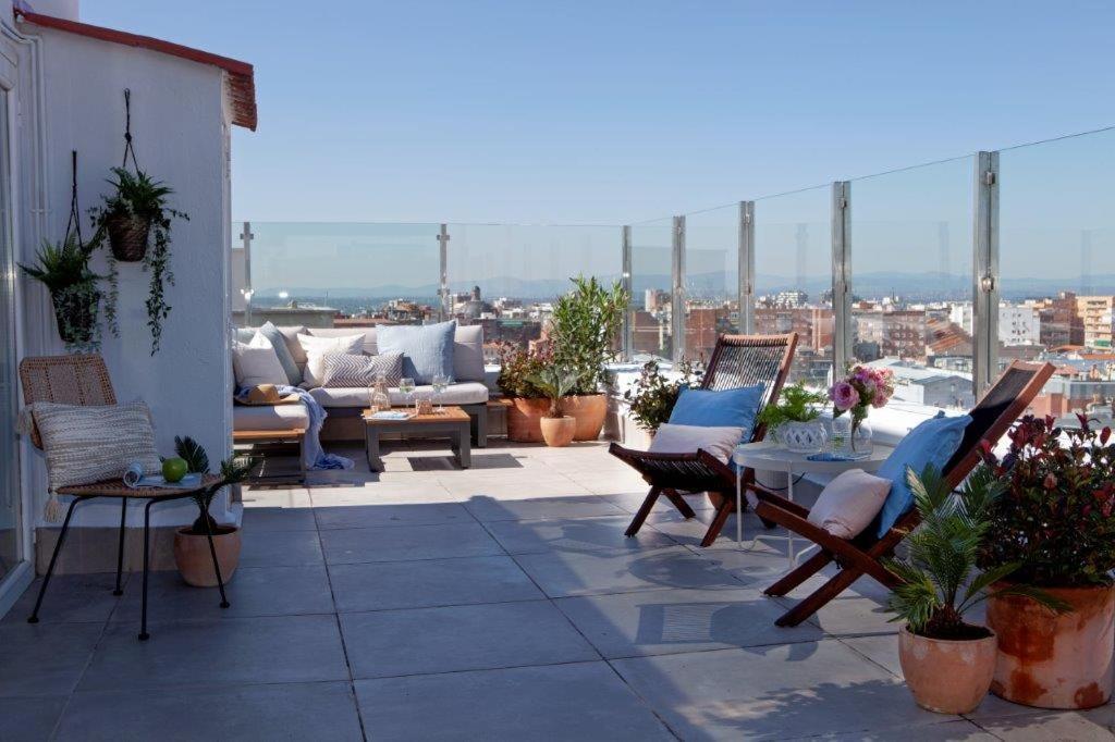 Wishome - Atico Con Espectacular Terraza En Bernabeu Madrid Eksteriør bilde